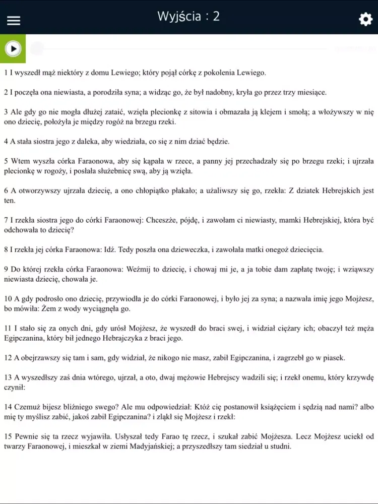 تصاویر Holy Bible with Audio in Polish iPad 