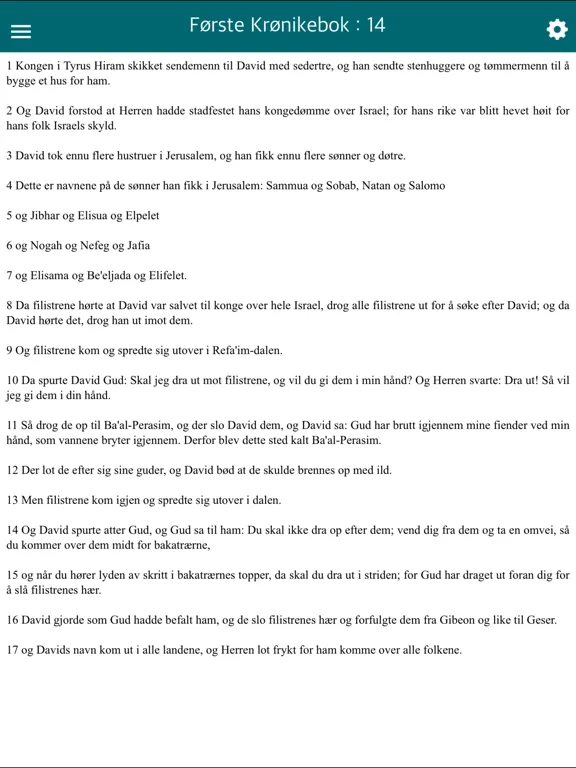 Norwegian Bible Norsk Bible iPad  Screenshots