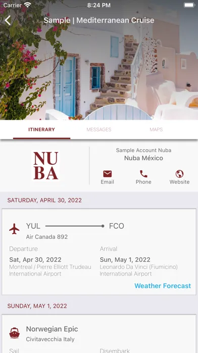 NUBA Luxury Travel应用截图