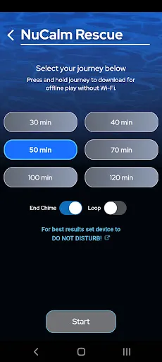 NuCalm-Sleep, Recover, Perform سکرین شاٹس