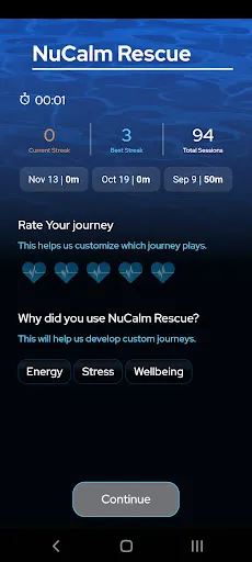 NuCalm-Sleep, Recover, Perform سکرین شاٹس