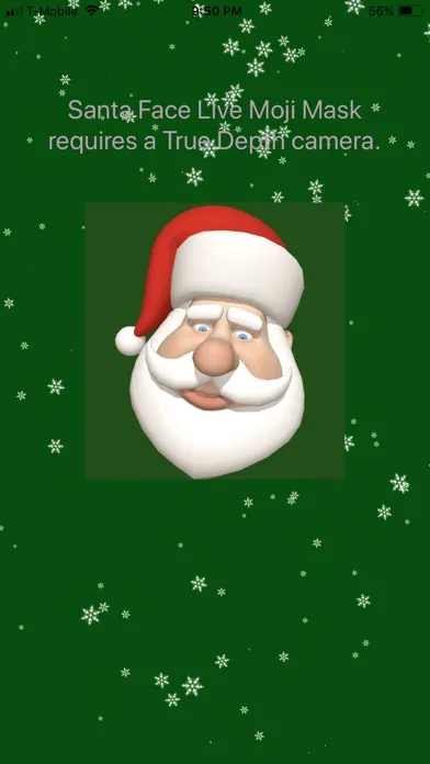 Capturas de pantalla de Santa Face Live Moji Mask