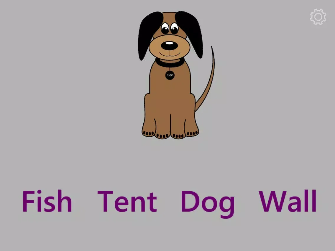 Tangkapan layar Sight Words Picture Match iPad 