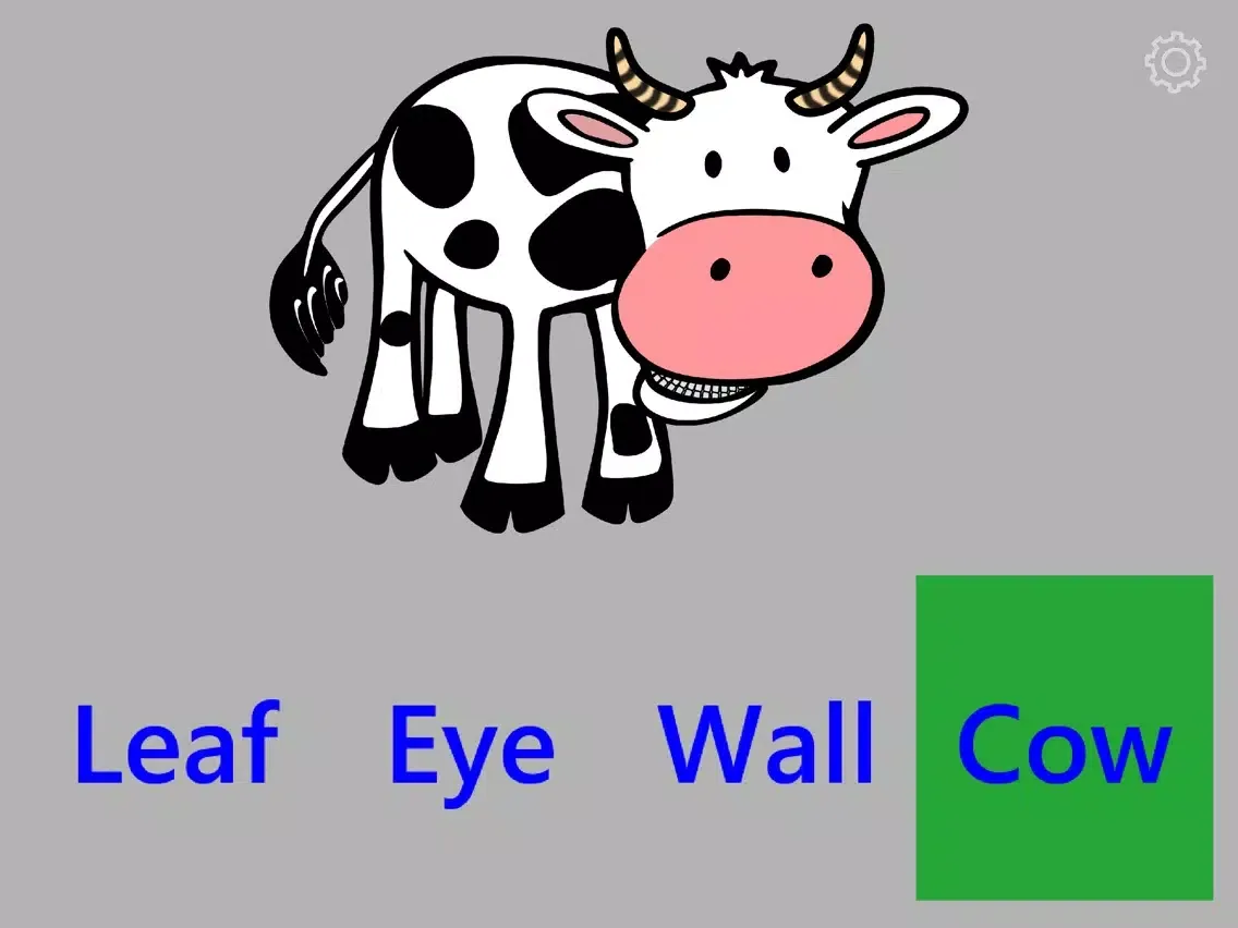 Tangkapan layar Sight Words Picture Match iPad 