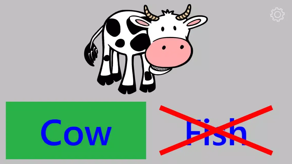Tangkapan layar Sight Words Picture Match