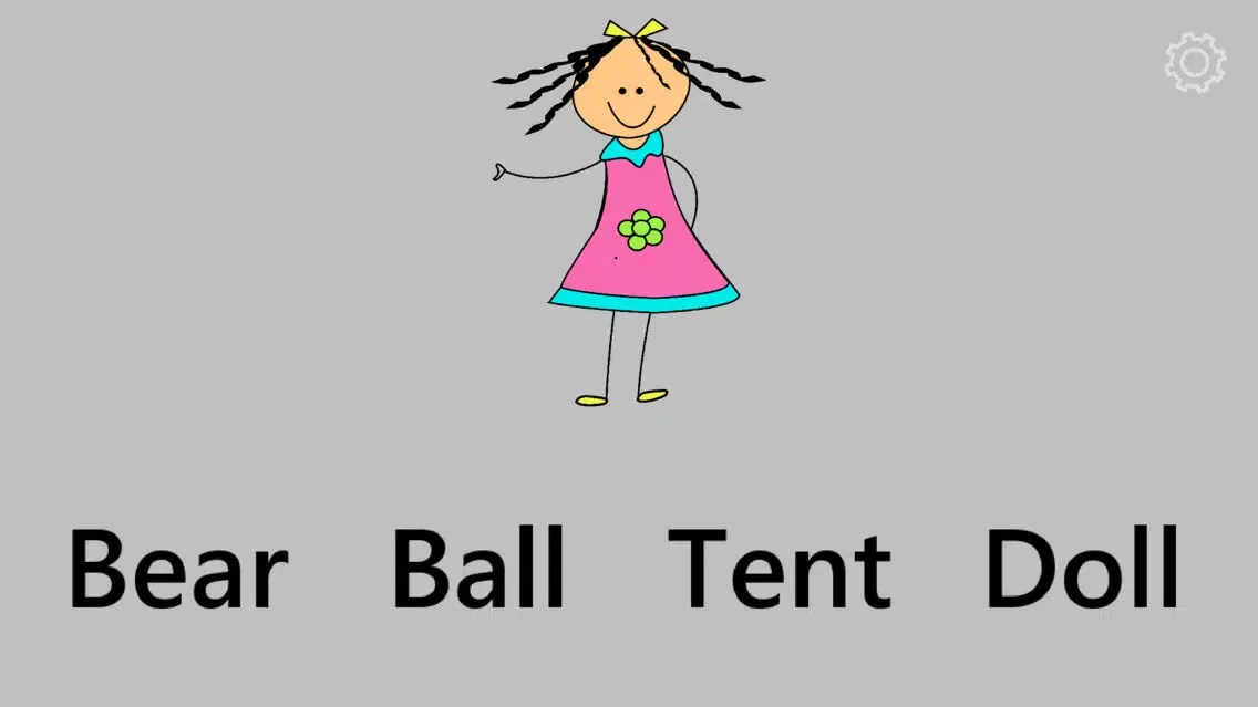 Tangkapan layar Sight Words Picture Match