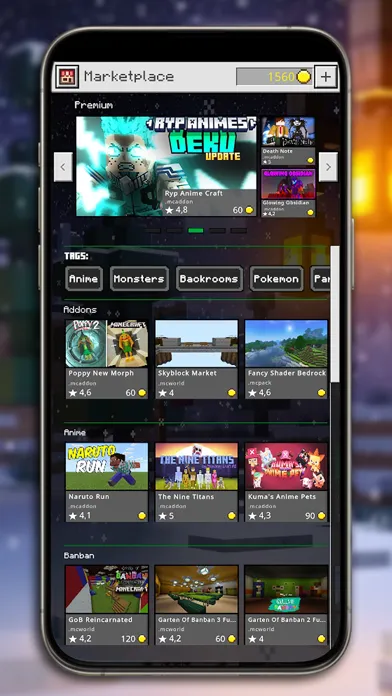 Addons Maps Skins for MCPE 스크린샷