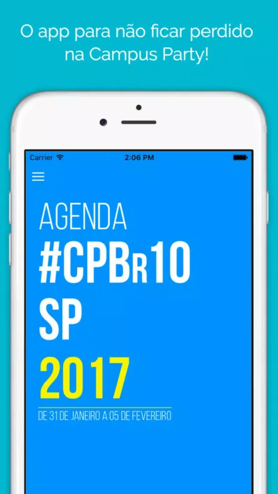 Agenda Campus Party #CPBr11 Screenshots