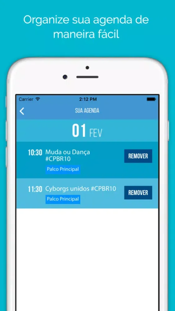 Agenda Campus Party #CPBr11 Screenshots