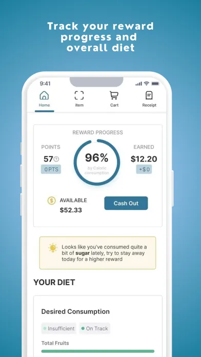 Nucona: Cash Back on Groceries Screenshots