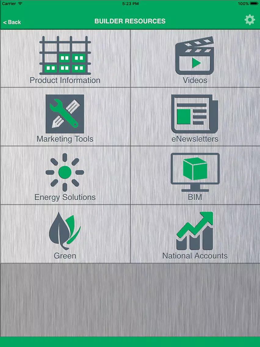 Nucor Building Systems Toolbox iPad  Screenshots