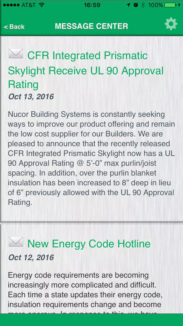 Nucor Building Systems Toolbox Screenshots