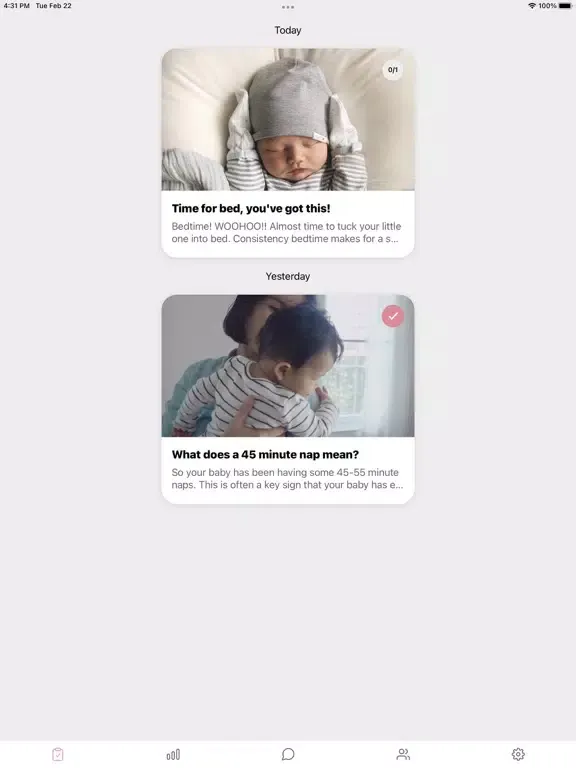 Captures d'écran de Little Winks Sleep Tracker iPad 