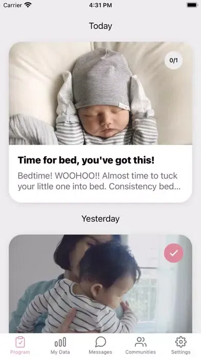 Captures d'écran de Little Winks Sleep Tracker