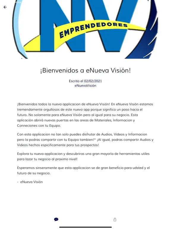 Zrzuty ekranu eNueva Vision iPad 