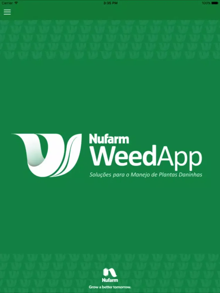 WeedApp Nufarm iPad  Screenshots