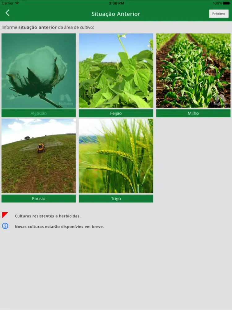 WeedApp Nufarm iPad  Screenshots