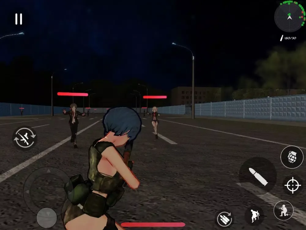 Ảnh chụp màn hình của Sniper Girl iPad