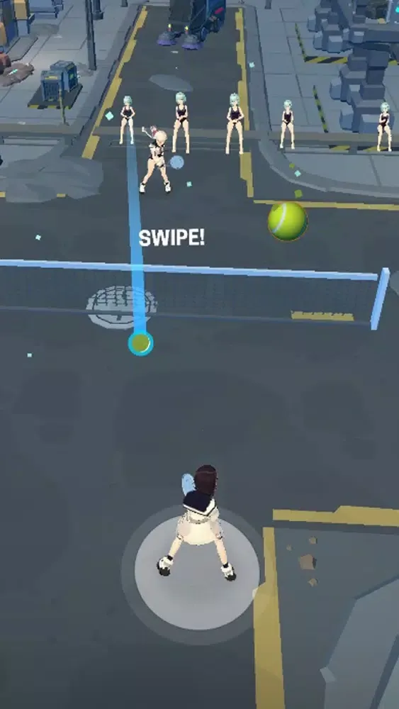 Hyper Tennis Girls 스크린샷