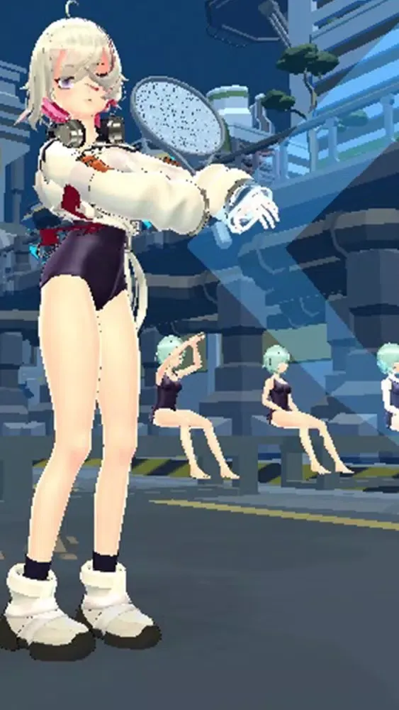 Hyper Tennis Girls 스크린샷