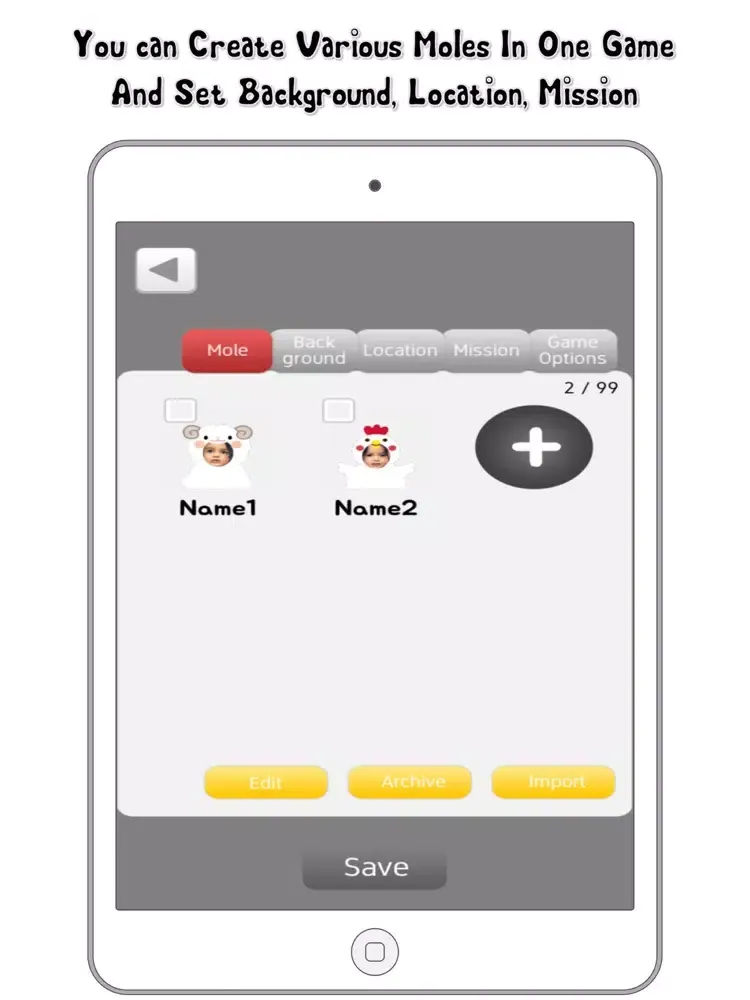 Tangkapan skrin NDG - Whack a Mole iPad 