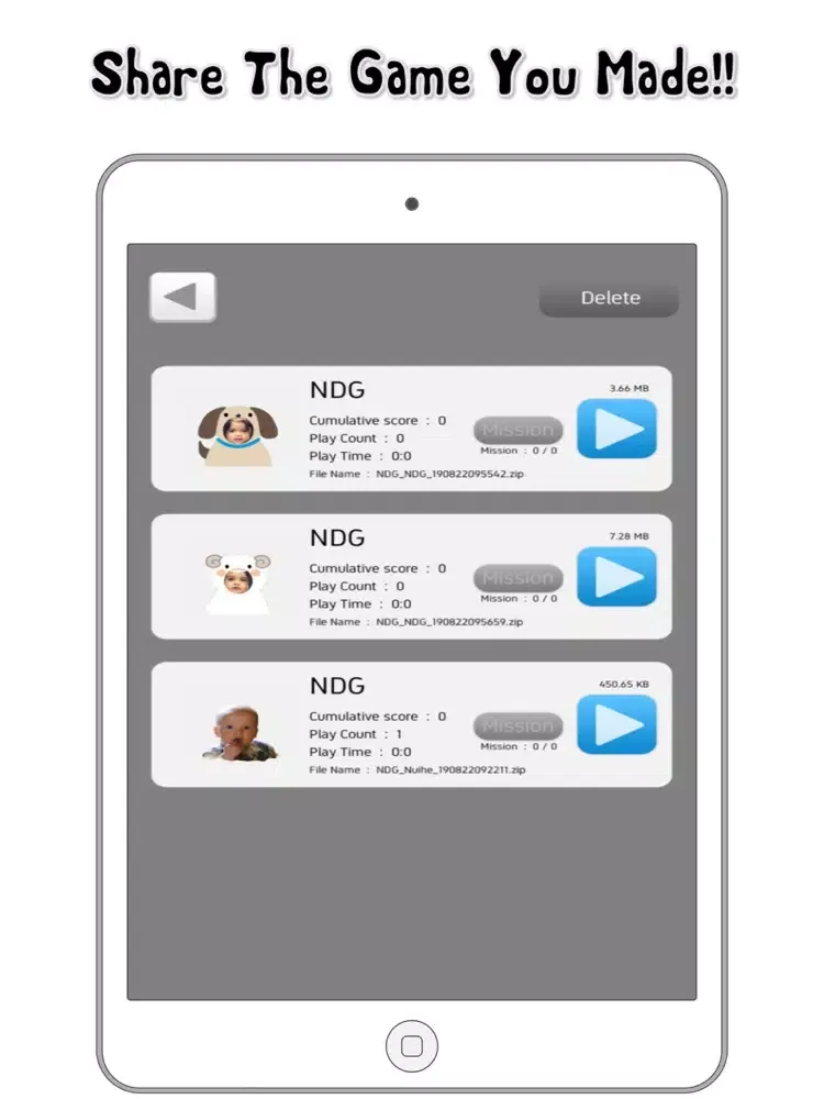 Tangkapan skrin NDG - Whack a Mole iPad 