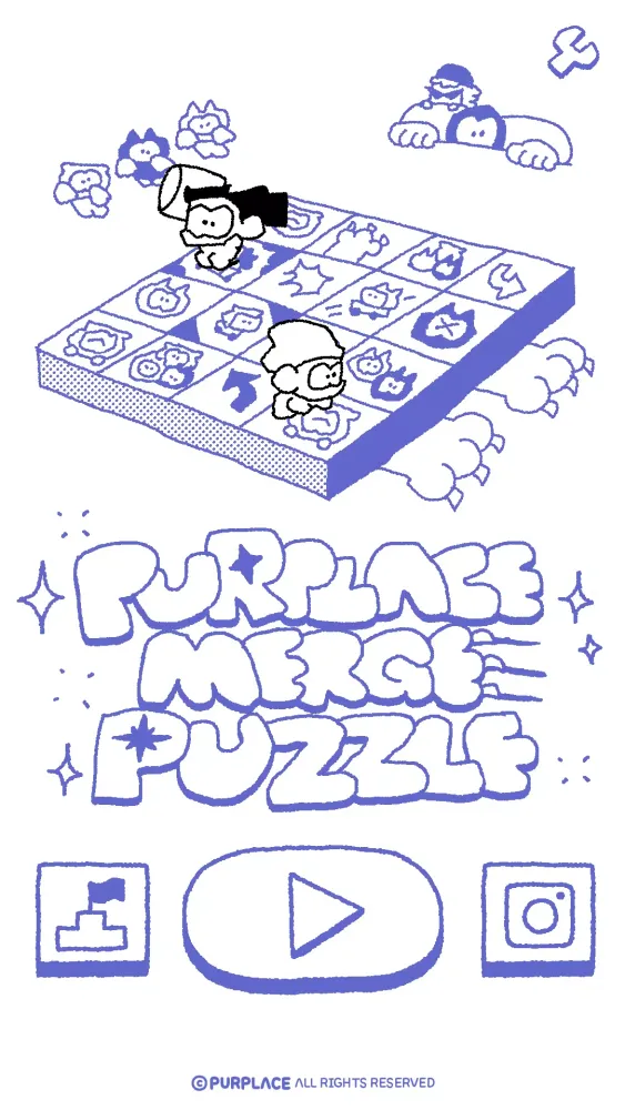 PURPLACE Merge Puzzle应用截图