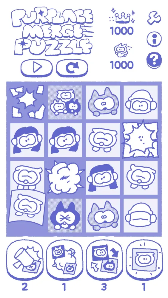 PURPLACE Merge Puzzle应用截图