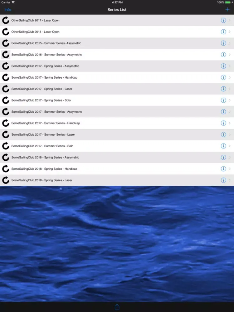 Zrzuty ekranu Get My Sailing Results Pro iPad 