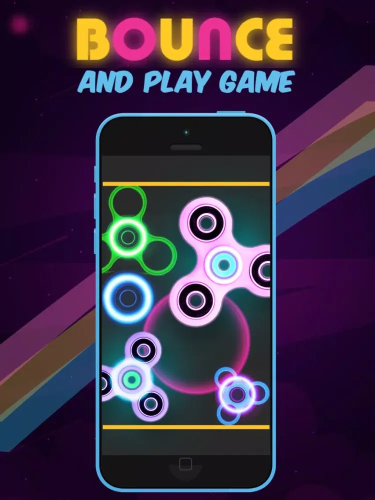Fidget Spinner - Tap to Bounce Simulator 2k17 iPad  سکرین شاٹس