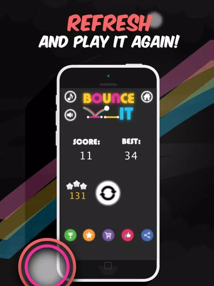 Fidget Spinner - Tap to Bounce Simulator 2k17 iPad  سکرین شاٹس