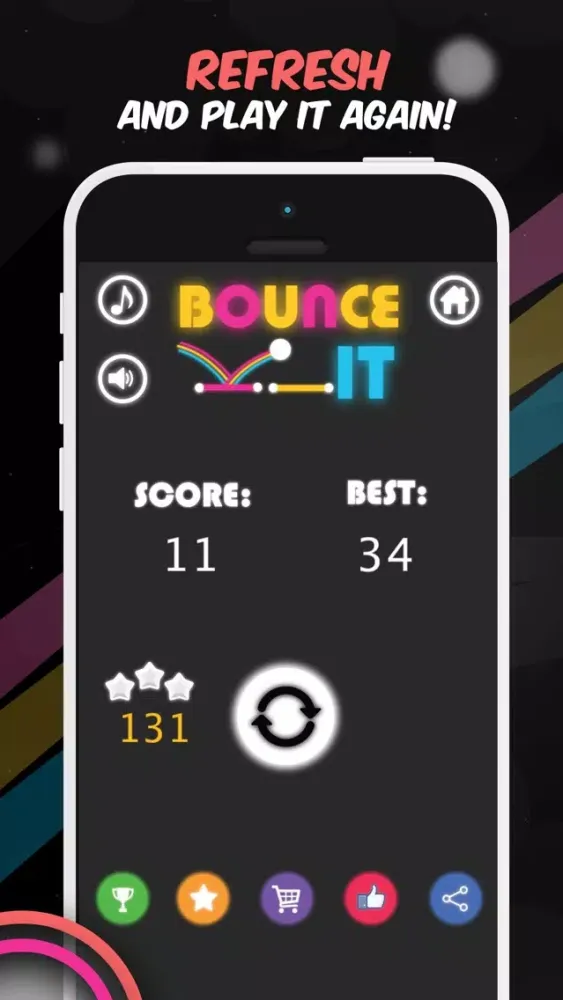 Fidget Spinner - Tap to Bounce Simulator 2k17 سکرین شاٹس