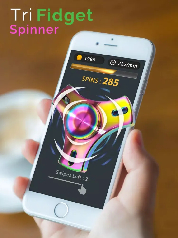 Fidget Spinner Toy - Top Hand Finger Simulator iPad  Screenshots