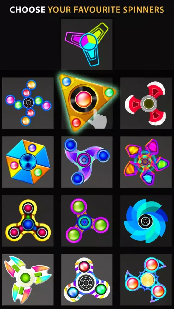 Fidget Spinner Toy - Top Hand Finger Simulator Screenshots