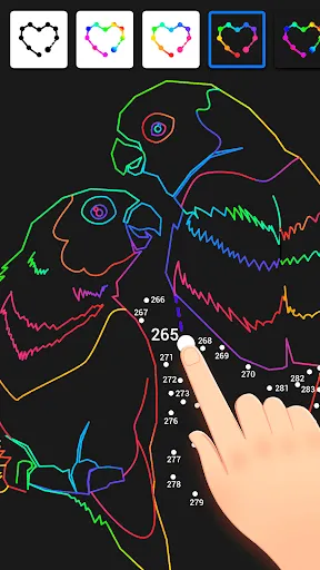 Dot to Dot to Coloring Screenshots
