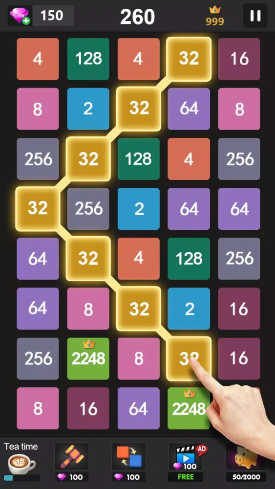 Zrzuty ekranu 2248 - 2048 puzzle games