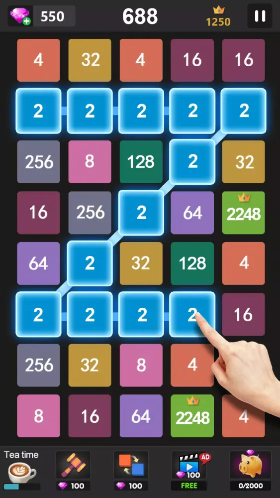 Zrzuty ekranu 2248 - 2048 puzzle games