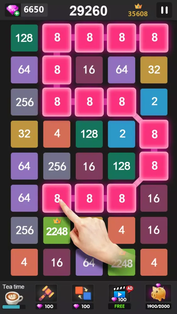 Zrzuty ekranu 2248 - 2048 puzzle games