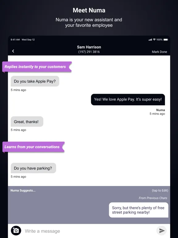Numa iPad 应用截图