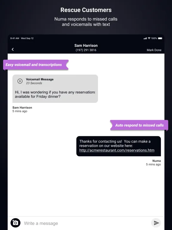 Numa iPad 应用截图