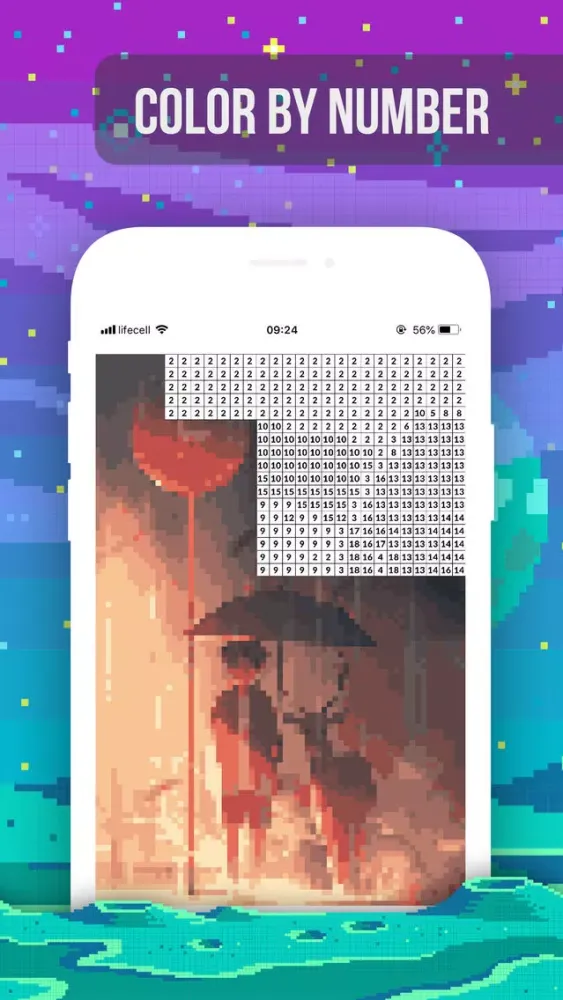 Zrzuty ekranu Number Coloring - Illustration