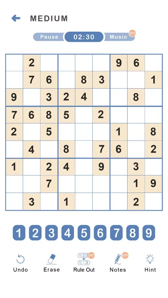 Capturas de tela do Sudoku! - Puzzle Math