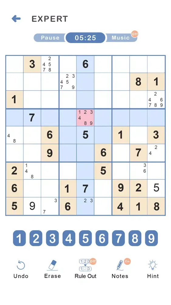 Capturas de tela do Sudoku! - Puzzle Math