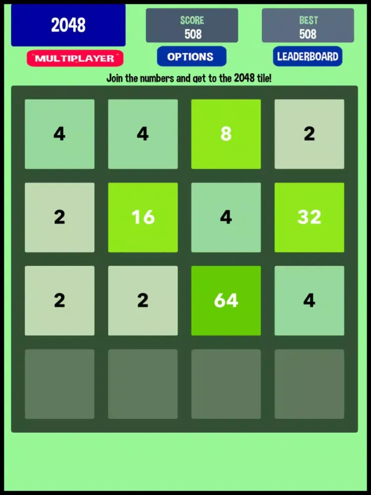 A Multiplayer 2048 Number Puzzle & Logic Games for Free iPad 應用截圖