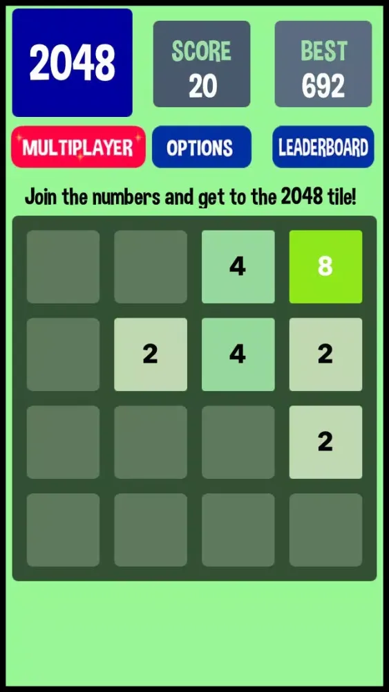 A Multiplayer 2048 Number Puzzle & Logic Games for Free應用截圖