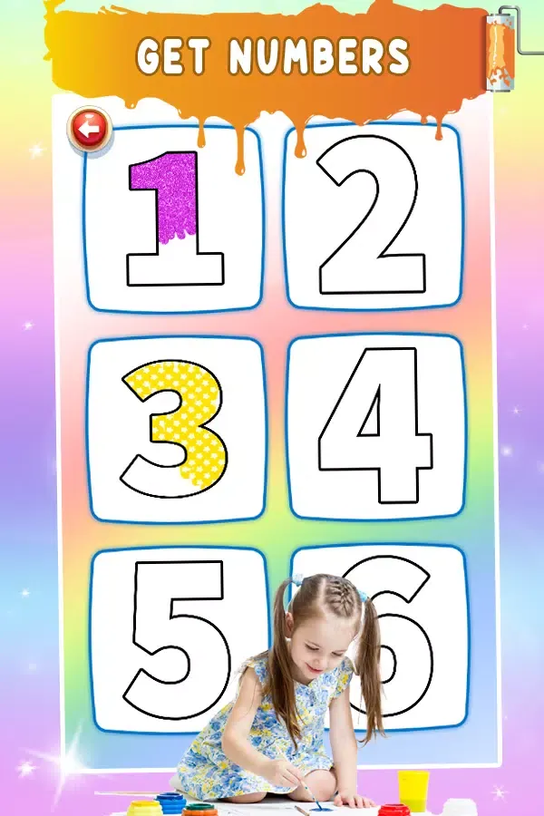 Captures d'écran de Glitter Number & ABC Coloring