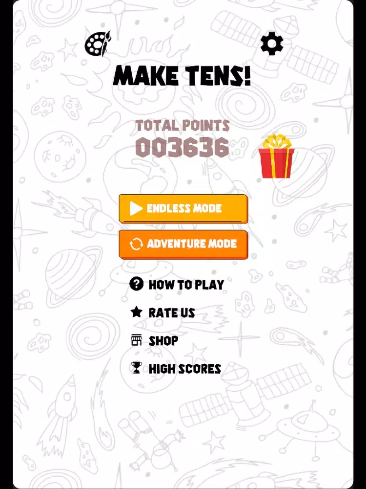 Ảnh chụp màn hình của Make Tens iPad 