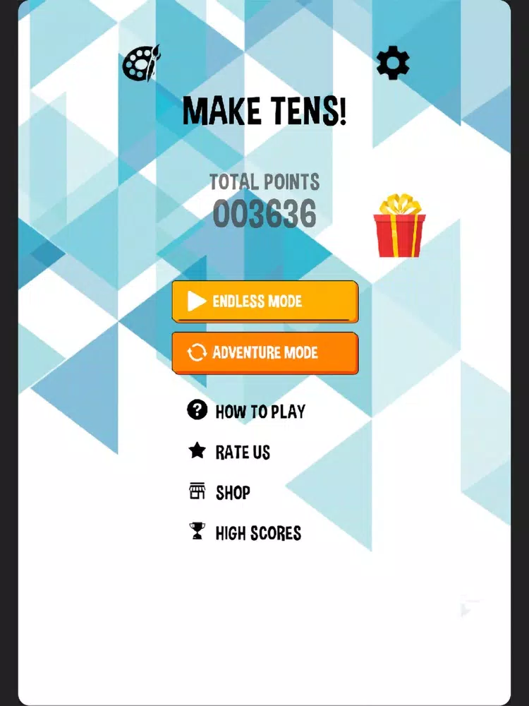 Ảnh chụp màn hình của Make Tens iPad 