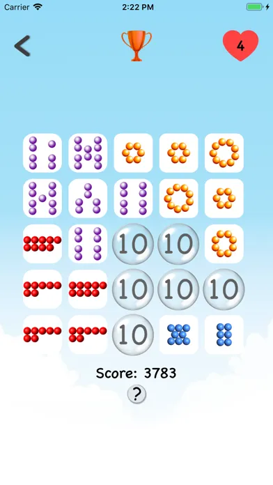Capturas de tela do NumberShapes