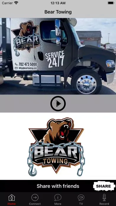 Bear Towing Screenshots